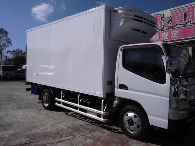 キャンター 　冷蔵冷凍車　標準キャブ　サイドドア付　ー３０度設定　床キーストン　バックカメラ　５速マニュアル　ラッシングレール　水抜穴２×２　ボデー内寸長さ４２５ｃｍ　幅１６６ｃｍ　高さ１８２ｃｍ（3枚目）
