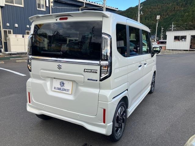 スペーシアカスタム 　ＨＹＢＲＩＤ　ＸＳ　ナビｐｋｇ　届け出済未使用車　全方位カメラ　両側電動スライドドア　シートヒータ―　ハンドルヒーター（5枚目）