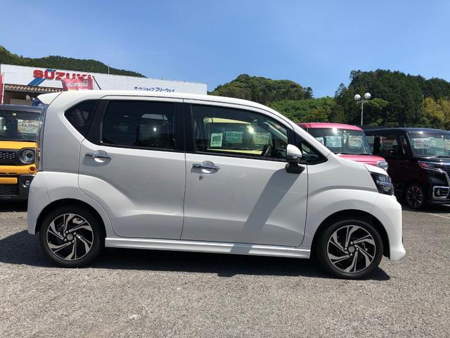 カスタム RS ハイパーリミテッドSAIII 5年保証付 衝突被害軽減ブレーキ LEDライト オートライト オートマチックハイビーム ハーフレザーシート シートヒーター アイドリングストップ スマートキー プッシュスタート 純正アルミホイール(4枚目)