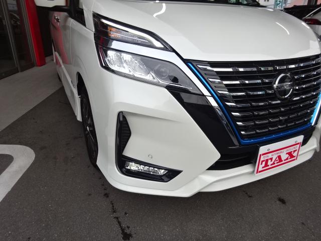 e-パワー ハイウェイスターV 9インチナビ フルセグ アラウンドビューモニター 両側パワースライド フリップダウンモニター プロパイロット デジタルミラー インテリキー 防水シート LED 純正アルミ エマージェンシーブレーキ(24枚目)