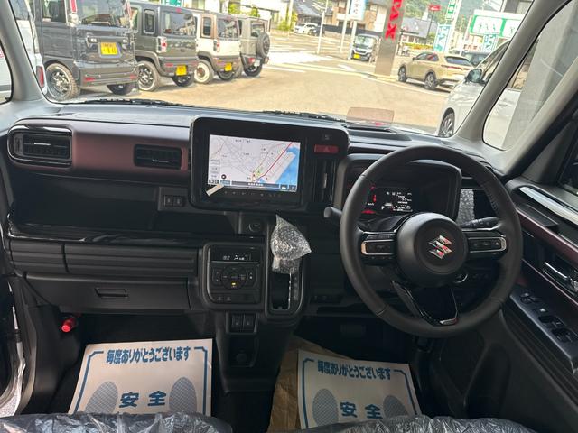 スペーシアカスタム ハイブリッドＸＳ　９インチナビ　フルセグ　全方位カメラ　スマートキー　シートヒーター　両側パワースライド　セーフティサポート　ヘッドアップディスプレイ　クルーズコントロール　ＬＥＤ　純正アルミ（4枚目）
