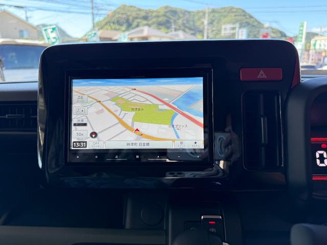 スペーシアギア ハイブリッドＸＺ　８インチナビ　フルセグ　両側パワースライド　スマートキー　セーフティサポート　ルーフレール　シートヒーター　クルーズコントロール　ヘッドアップディスプレイ　純正アルミ　ＬＥＤ　ステアリングヒーター（10枚目）