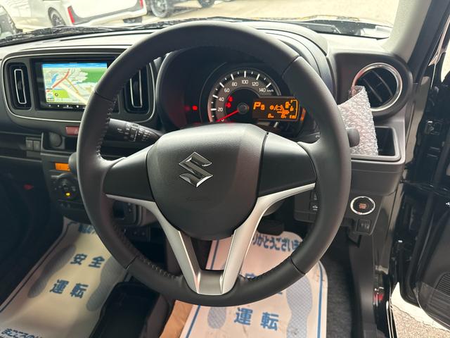 アルト ハイブリッドX メモリーナビ フルセグ セーフティサポート スマートキー シートヒーター LED 純正アルミ(9枚目)