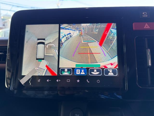 スペーシアカスタム ハイブリッドXSターボ スマートキー 9インチナビ フルセグ BT USB 全方位モニター LEDライト フォグランプ ヘッドアップディスプレイ 両側パワースライド オットマン シートヒーター ステアリングヒーター(16枚目)