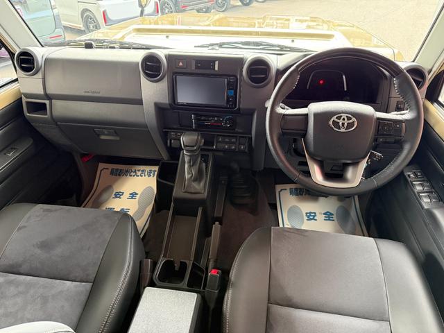 ランドクルーザー７０ ＡＸ　キーレス　メモリーナビ　フルセグ　ＣＤ　ＤＶＤ　バックカメラ　ＵＳＢ　ＥＴＣ２．０　ＬＥＤライト　フォグランプ　ハーフレザーシート　フロントアンダーカバー　リアアンダーカバー　１６インチＡＷ（22枚目）