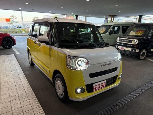ムーヴキャンバス ストライプスＧ　メモリーナビ　ワンセグ　ＣＤ　バックカメラ　ＬＥＤライト　フォグランプ　両側パワースライド　シートヒーター（4枚目）