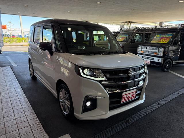 ソリオ ハイブリッドMZ スマートキー 9インチナビ フルセグ CD DVD BT USB 全方位モニター LEDライト フォグランプ シートヒーター ヘッドアップディスプレイ 両側パワースライド セーフティサポート(23枚目)