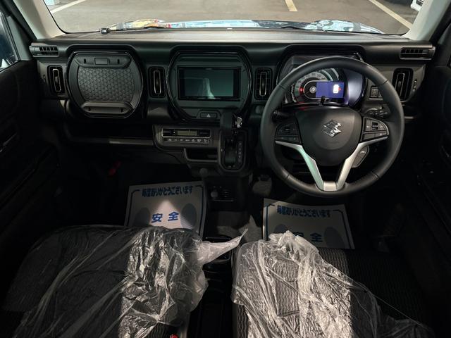 ハスラー ハイブリッドＸ　スマートキー　メモリーナビ　フルセグ　ＣＤ　ＤＶＤ　ＬＥＤライト　フォグランプ　シートヒーター　セーフティサポート　１５インチＡＷ（9枚目）