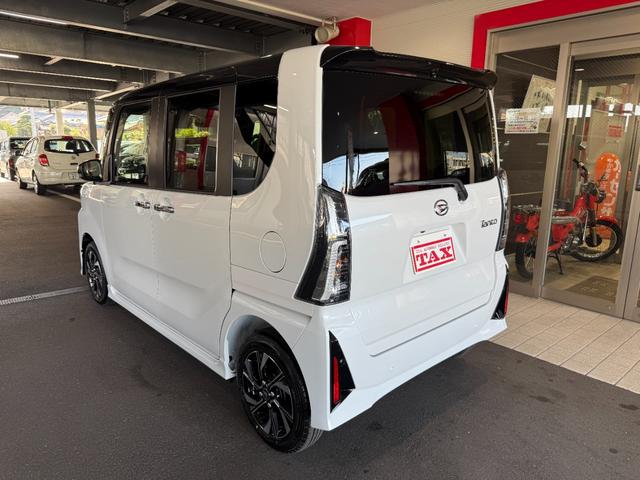 タント カスタムＸ　スマートキー　９インチＤオーディオ　フルセグ　ＢＴ　ＵＳＢ　ＨＤＭＩ　バックカメラ　ＬＥＤライト　フォグランプ　シートヒーター　両側パワースライド　１４インチＡＷ（4枚目）