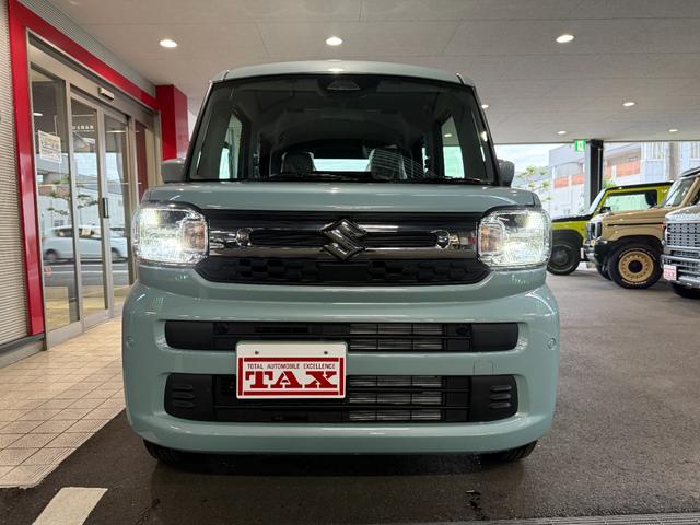 スペーシア ハイブリッドＸ　スマートキー　８インチナビ　フルセグ　ＣＤ　ＤＶＤ　ＬＥＤライト　シートヒーター　両側パワースライド　セーフティサポート　オットマン（4枚目）