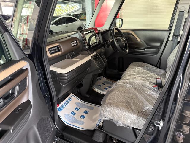 スペーシア スマートキー 8インチナビ フルセグ CD DVD LEDライト 両側パワースライド シートヒーター オットマン セーフティサポート(6枚目)