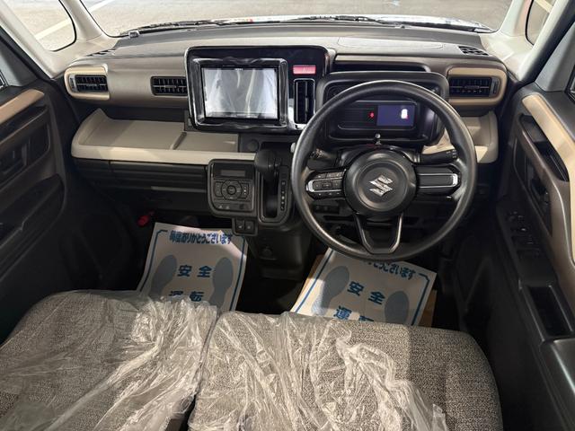 スペーシア スマートキー 8インチナビ フルセグ CD DVD LEDライト 両側パワースライド シートヒーター オットマン セーフティサポート(7枚目)