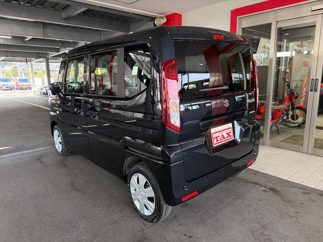 スペーシア スマートキー 8インチナビ フルセグ CD DVD LEDライト 両側パワースライド シートヒーター オットマン セーフティサポート(9枚目)