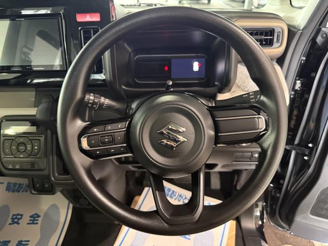 スペーシア スマートキー 8インチナビ フルセグ CD DVD LEDライト 両側パワースライド シートヒーター オットマン セーフティサポート(10枚目)