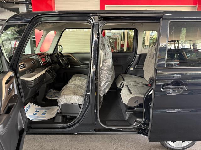 スペーシア スマートキー 8インチナビ フルセグ CD DVD LEDライト 両側パワースライド シートヒーター オットマン セーフティサポート(25枚目)