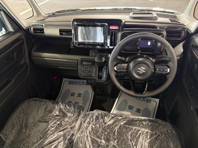 スペーシアギア ハイブリッドXZ スマートキー 8インチナビ フルセグ CD DVD LEDライト フォグランプ オットマン シートヒーター ステアリングヒーター 両側パワースライド ヘッドアップディスプレイ セーフティサポート(7枚目)