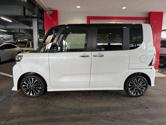 タント カスタムＲＳリミテッド　スマートキー　８インチナビ　フルセグ　ＣＤ　ＤＶＤ　バックカメラ　ＬＥＤライト　フォグランプ　シートヒーター　ＥＴＣ　両側パワースライド　１５インチＡＷ（13枚目）