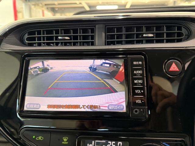 アクア Ｇソフトレザーセレクション　スマートキー　メモリーナビ　ワンセグ　ＣＤ　ＢＴ　バックカメラ　ＥＴＣ　ドラレコ　レザーシート　フォグランプ　１５インチＡＷ（23枚目）