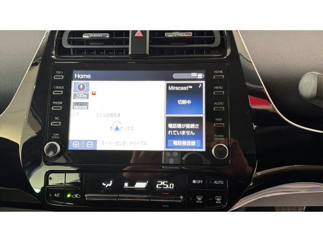 プリウス Ｓ　ナビ　バックカメラ　社外エアロ　ＥＴＣ　ドライブレコーダー　ＬＥＤライト　スマートキー　社外１８ＡＷ　クリアランスソナー　レーダークルーズコントロール　ＡＣ１００Ｖ電源（12枚目）