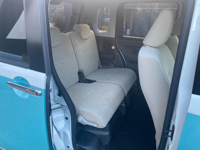 ムーヴキャンバス Xメイクアップリミテッド SAIII 衝突防止 横滑り防止装置 盗難防止装置 キーレスエントリー パワステ サイドエアバッグ スマートキー&プッシュスタート オートハイビーム ETC アイスト フルフラット ベンチシート 寒冷地仕様(22枚目)