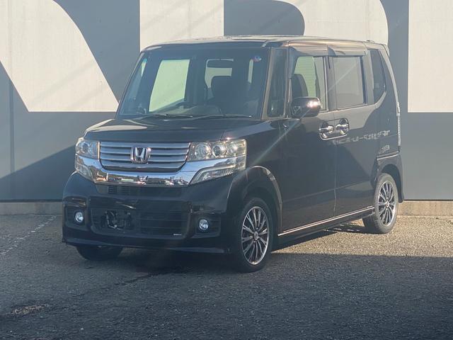 Ｎ－ＢＯＸカスタム Ｇ・ターボパッケージ　全席パワーウインドウ　メモリナビ　運転席エアバック　盗難警報装置　ＡＡＣ　リモコンキー　ブルートゥース　オートクルーズ　パワーステアリング　横滑防止　ＡＢＳ　インテリＫ　ナビゲーション付　ベンチシ－ト（3枚目）