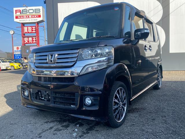 Ｎ－ＢＯＸカスタム Ｇ・ターボパッケージ　全席パワーウインドウ　メモリナビ　運転席エアバック　盗難警報装置　ＡＡＣ　リモコンキー　ブルートゥース　オートクルーズ　パワーステアリング　横滑防止　ＡＢＳ　インテリＫ　ナビゲーション付　ベンチシ－ト（12枚目）