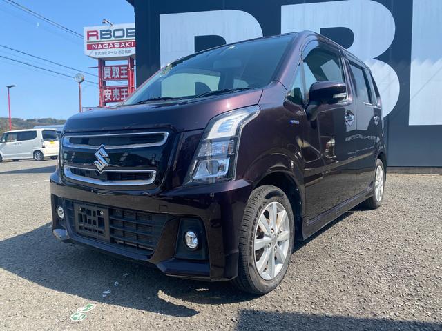 ワゴンＲスティングレー ハイブリッドＸ　イモビライザー　アイドリング　シートＨ　Ｂトゥース　ＬＥＤランプ　Ｂカメラ　キーフリー　パワーウィンドウ　エアバック　カーナビ　横滑り防止機能　衝突安全ボディ　フルフラットシート　全方位モニター付（12枚目）