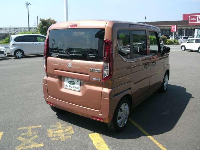 スペーシア ハイブリッドＸ　／衝突被害軽減ブレーキ／車線逸脱警報／アクセル踏み間違い防止／自動ハイビーム／障害物センサー／アダプティブクルーズ／カーテンエアバッグ／スマートキー／両側電動スライドドア／両席シートヒーター／ＬＥＤ（21枚目）