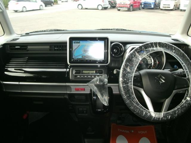 スペーシアカスタム ハイブリッドＧＳ　衝突被害軽減ブレーキ非装着車／ケンウッドメモリーナビ・フルセグＴＶ／ＥＴＣ／前方ドライブレコーダー／社外シートカバー／アイドリングストップ／シートヒーター／アルミホイール／両側スライドドア・片側電動（4枚目）