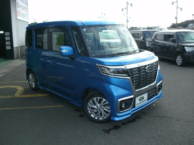 スペーシアカスタム ハイブリッドＧＳ　衝突被害軽減ブレーキ非装着車／ケンウッドメモリーナビ・フルセグＴＶ／ＥＴＣ／前方ドライブレコーダー／社外シートカバー／アイドリングストップ／シートヒーター／アルミホイール／両側スライドドア・片側電動（24枚目）