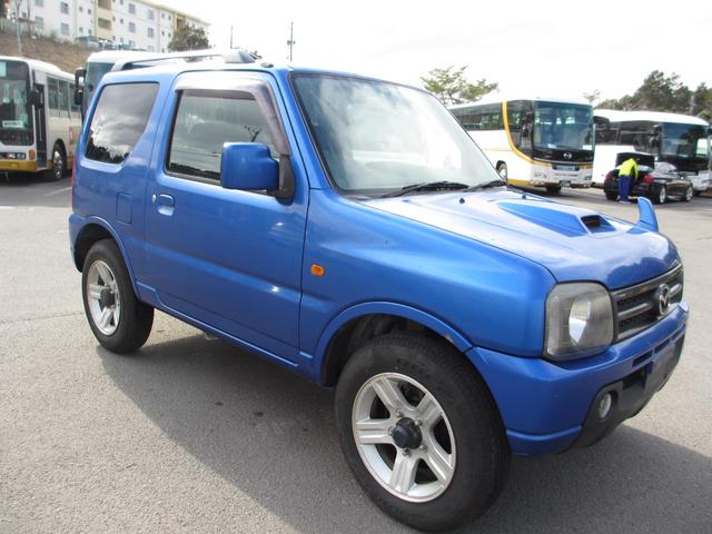 ＡＺオフロード ＸＣ　／４ＷＤ／ターボ／ＡＴ４速／純正アルミホイール／ルーフレール／背面タイヤ＆カバー／電動格納ドアミラー／タイミングチェーン／エアコン／パワステ／パワーウインドウ（2枚目）