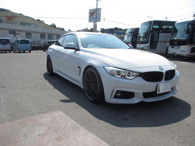 4シリーズ 420iクーペ Mスポーツ 社外アルミ、マフラー、グリル、ステップ(3枚目)