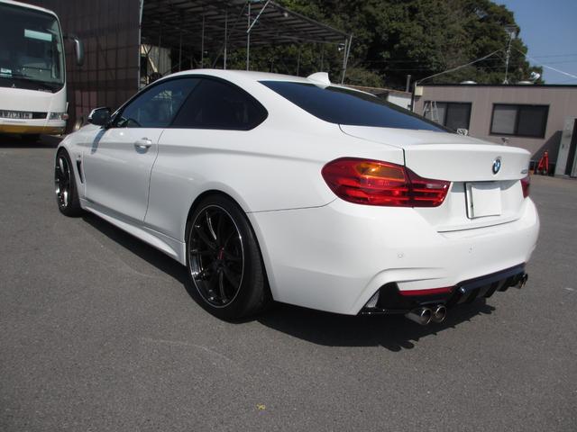 4シリーズ 420iクーペ Mスポーツ 社外アルミ、マフラー、グリル、ステップ(10枚目)