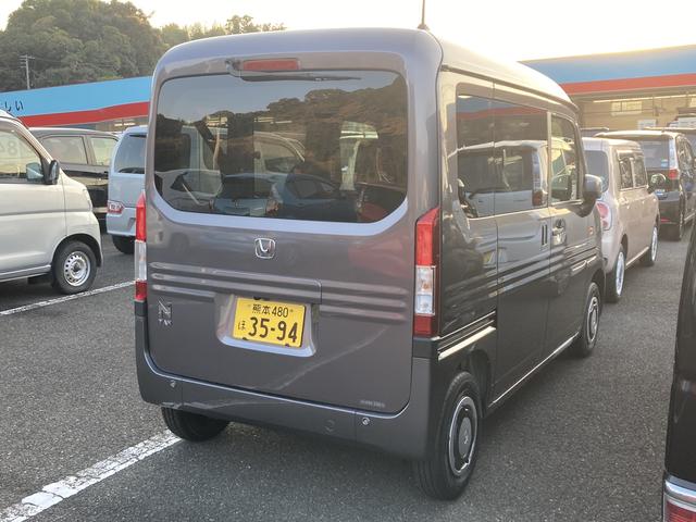 Ｎ－ＶＡＮ＋スタイル ファン　届け出済み未使用車　軽バン　ＣＶＴ　衝突被害軽減システム　オートクルーズコントロール　レーンアシスト　バックカメラ　両側スライドドア　スマートキー　アイドリングストップ　電動格納ミラー　オートライト（5枚目）