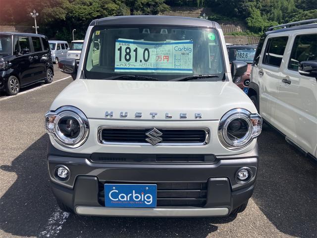 ハスラー ハイブリッドＸ　ドライブレコーダー　クリアランスソナー　オートクルーズコントロール　レーンアシスト　衝突被害軽減システム　ＬＥＤヘッドランプ　スマートキー　アイドリングストップ　電動格納ミラー　シートヒーター　ＣＶＴ（2枚目）