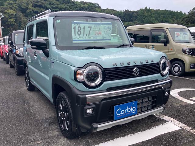 ハスラー タフワイルド　クリアランスソナー　オートクルーズコントロール　レーンアシスト　衝突被害軽減システム　オートライト　ＬＥＤヘッドランプ　ヘッドライトウォッシャー　スマートキー　アイドリングストップ　電動格納ミラー（14枚目）