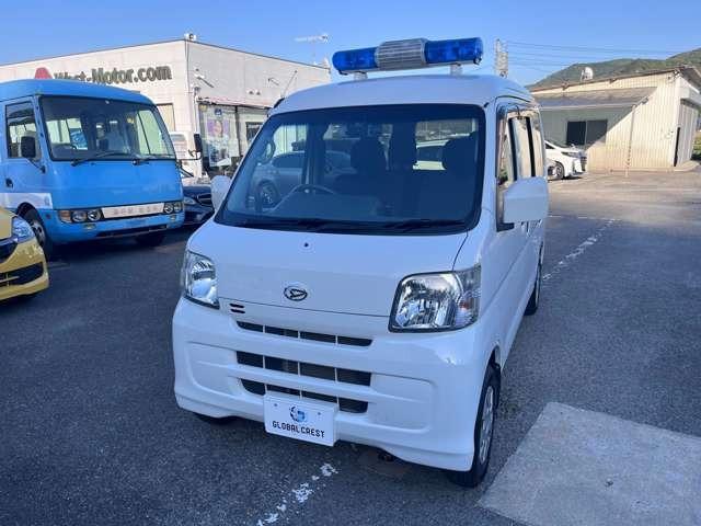 ハイゼットカーゴ クルーズＳＡＩＩＩ　衝突被害軽減ブレーキ　車線逸脱警報　障害物センサー　アイドリングストップ　パワーウインドウ　キーレスエントリー　ＡＴ４速　ハイルーフ　広報車　ＹＯＳＡＫＯＩ地方車（6枚目）