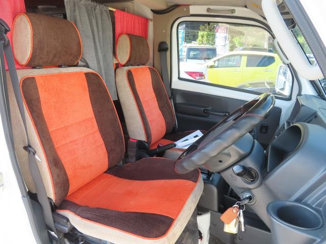 キャリイトラック KX KXグレード 走行充電 FFヒーター 外部充電入力 社外ナビTV リアテレビ ETC車載器 シンク レンジ シャワー POPアップルーフ 定員4人(15枚目)