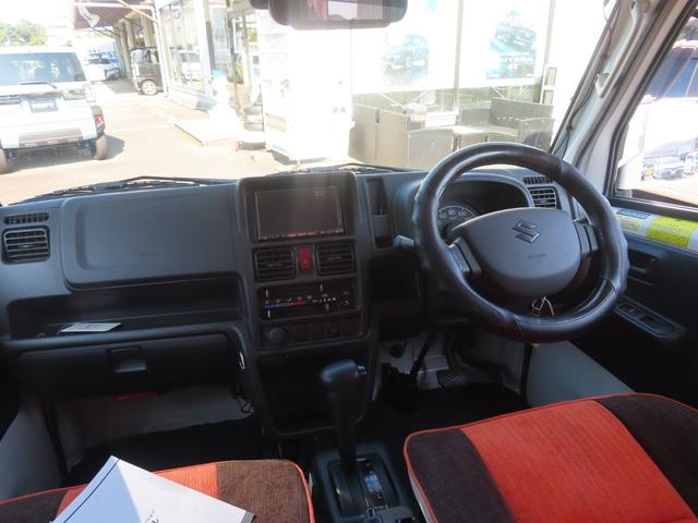 キャリイトラック KX KXグレード 走行充電 FFヒーター 外部充電入力 社外ナビTV リアテレビ ETC車載器 シンク レンジ シャワー POPアップルーフ 定員4人(19枚目)