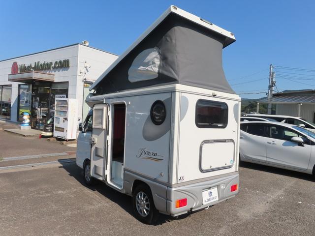 キャリイトラック KX KXグレード 走行充電 FFヒーター 外部充電入力 社外ナビTV リアテレビ ETC車載器 シンク レンジ シャワー POPアップルーフ 定員4人(21枚目)