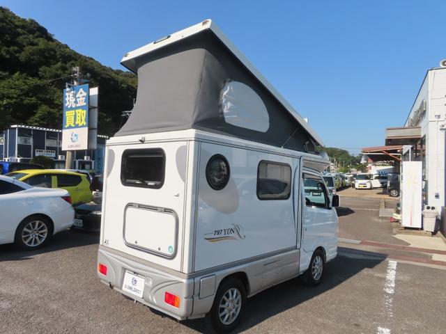 キャリイトラック KX KXグレード 走行充電 FFヒーター 外部充電入力 社外ナビTV リアテレビ ETC車載器 シンク レンジ シャワー POPアップルーフ 定員4人(22枚目)