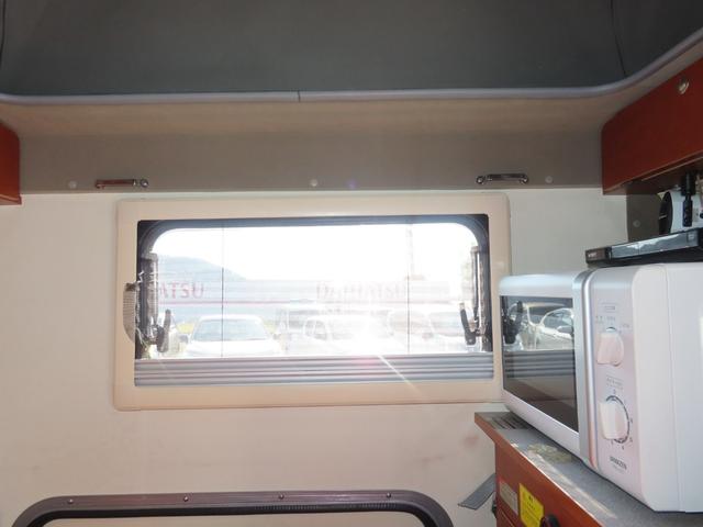 キャリイトラック KX KXグレード 走行充電 FFヒーター 外部充電入力 社外ナビTV リアテレビ ETC車載器 シンク レンジ シャワー POPアップルーフ 定員4人(28枚目)