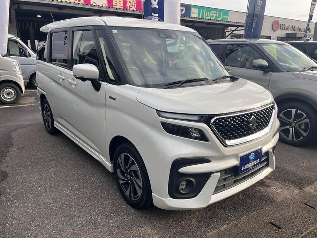 ソリオバンディット ハイブリッドＭＶ　アダプティブクルーズコントロール／レーンアシスト／クリアランスソナー／両側スライドドア・片側電動／ＬＥＤヘッドランプ／プッシュスタート／スマートキー／オートマチックハイビーム（3枚目）