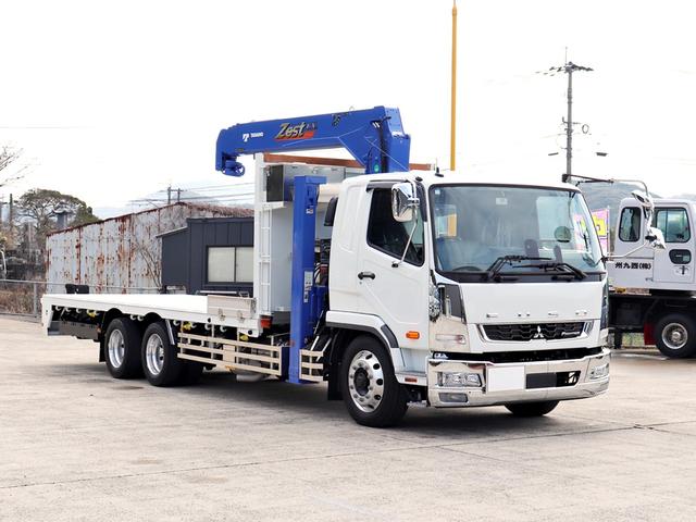 ファイター 　１２ｔ　セルフ　４段クレーン付　２デフ　重機運搬車　２ＤＧ－ＦＱ６２Ｆ（35枚目）