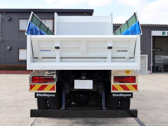 スーパーグレート 　１０ｔ　ダンプ　Ｌゲート　新明和　ＡＴ車　２ＰＧ－ＦＶ８０ＨＸ（3枚目）