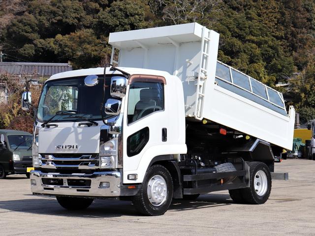 フォワード 　８ｔ　ダンプ　ベッドレス　新明和　電動コボレン付　ＬＰＧ－ＦＴＲ９０Ｓ２（8枚目）