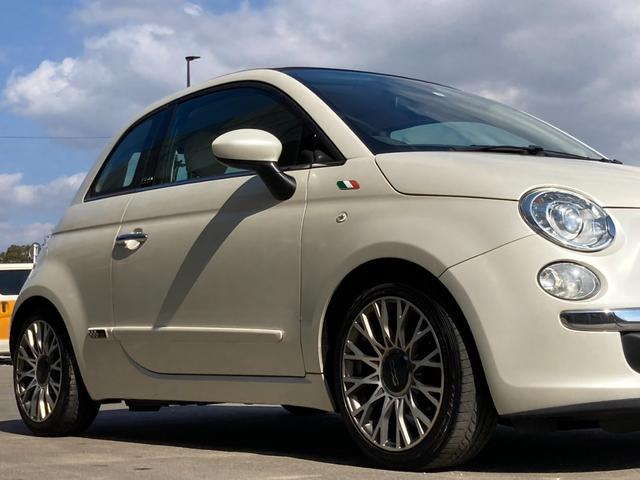 ５００Ｃ ツインエア　ラウンジ　ラルグス車高調　社外マフラー　タワーバー　電動オープン（14枚目）