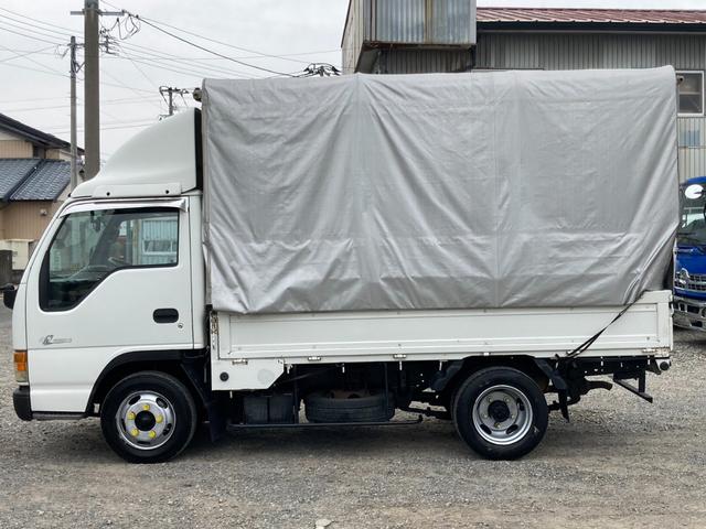 エルフトラック フルフラットロー　幌車　手動ウィング（13枚目）