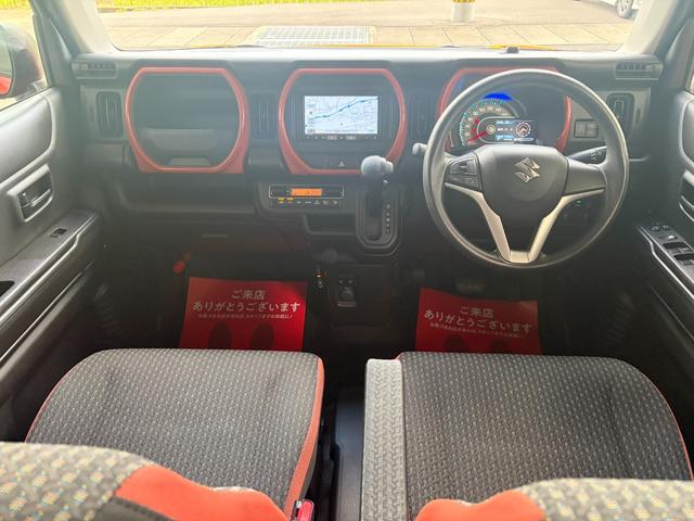 ハスラー ハイブリッドG 社外ナビ バックカメラ ETC スズキセーフティサポート シートヒーター スマートキー(4枚目)