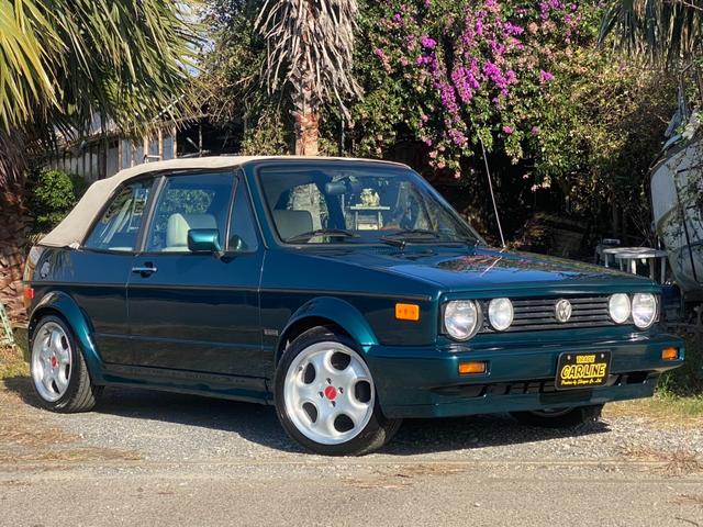 ゴルフカブリオ 　左ハンドル　社外アルミ　ウッドステアリング　丸目４灯　　ローダウン（20枚目）